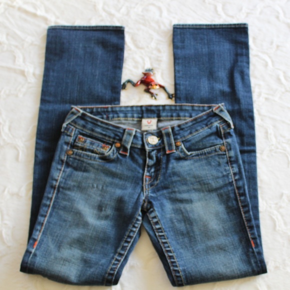 True Religion True Essential Denim Straight Jeans - Picture 3 of 8